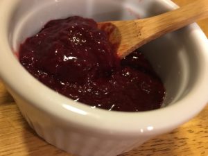 Strawberry Jam in two steps.