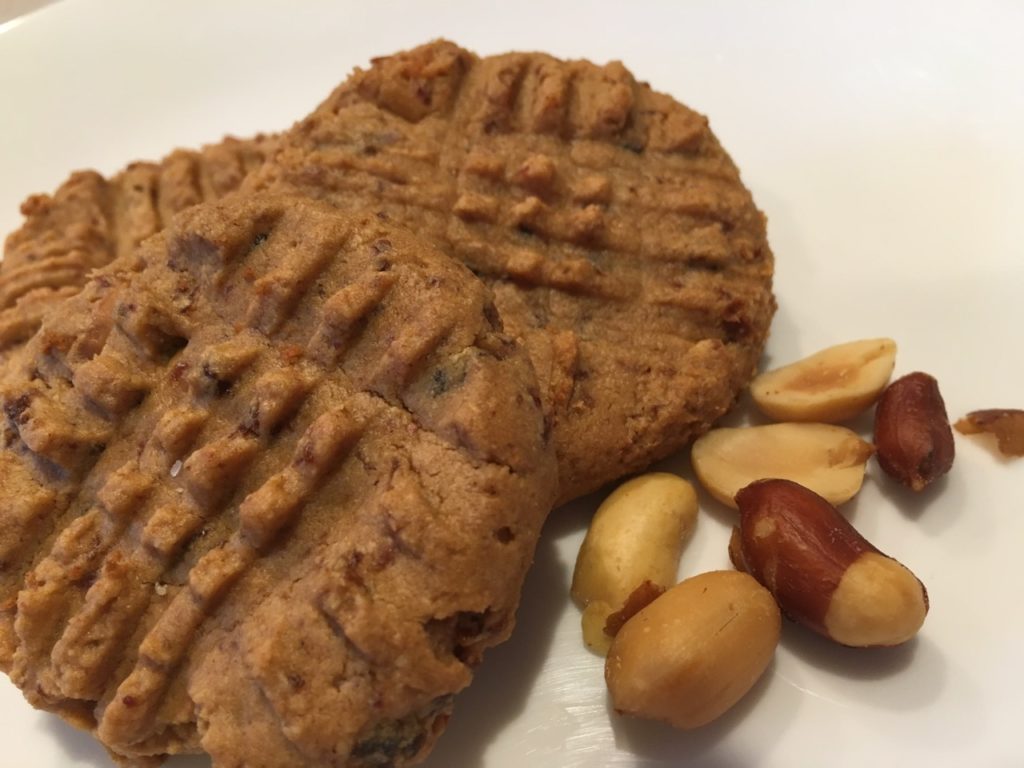 Vegan, Gluten Free, All Natural Peanut Butter Cookies