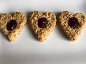 3 Homemade Cookies with Homemade Jam