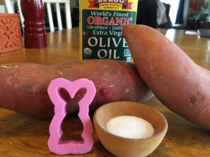 Sweet Potato Bunny Ingredients