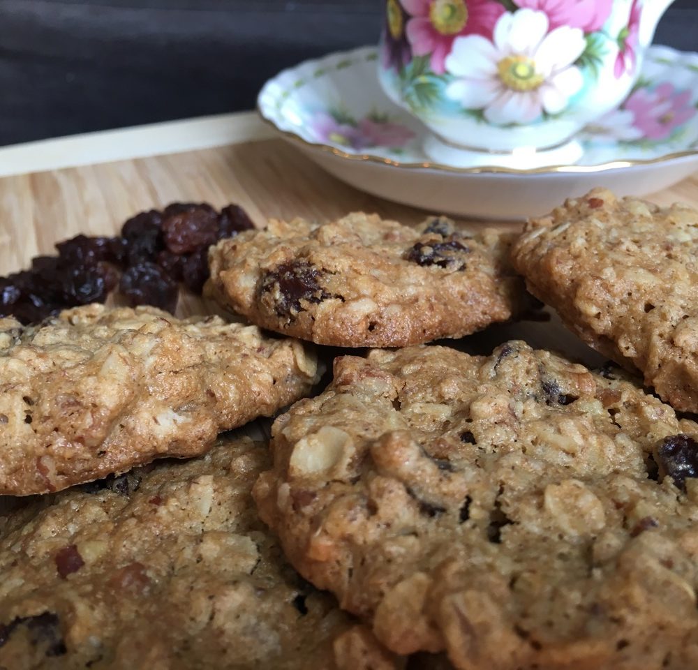 Final Image Oatmeal Raisin cookies