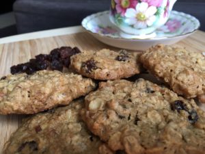 Final Image Oatmeal Raisin cookies