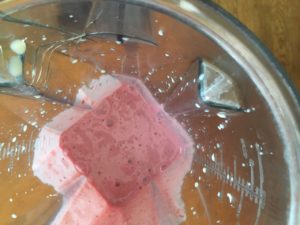 Ingredients Blended for Simple and Amazing Paleo Vegan Strawberry Milkshake